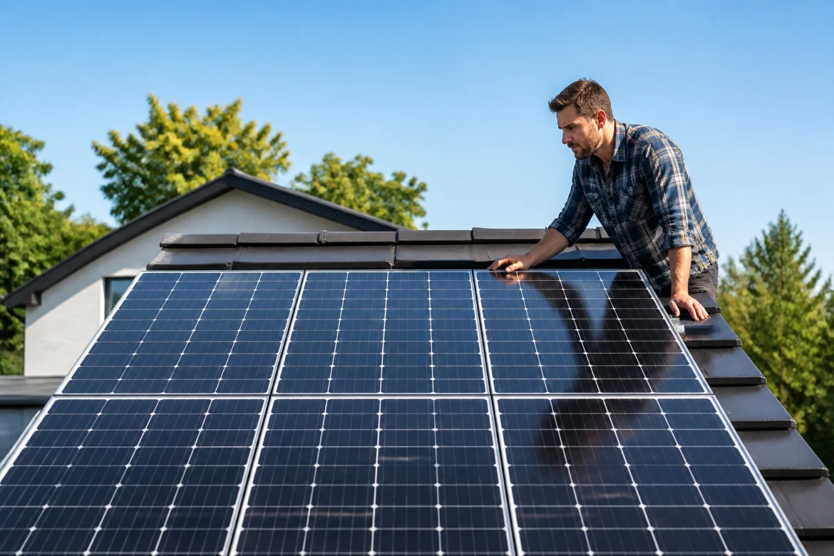 puissance panneau solaire par m2