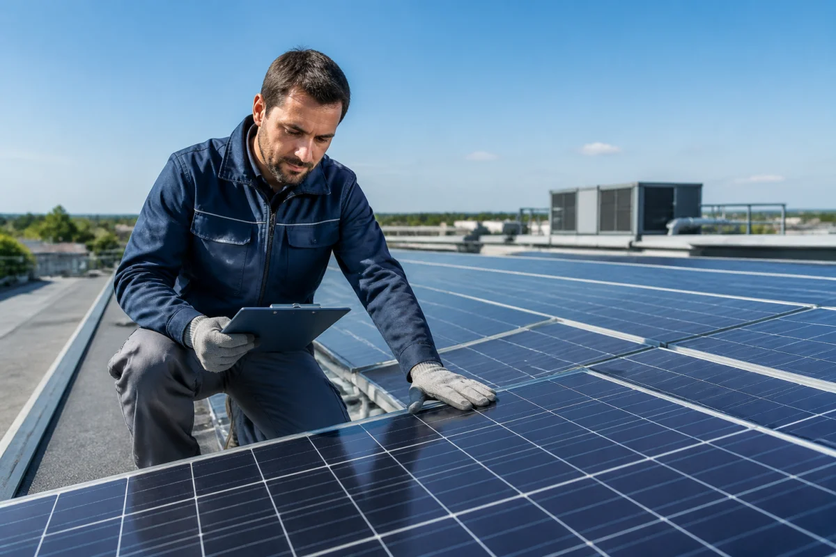 Maintenance photovoltaïque préventive pour une installation durable